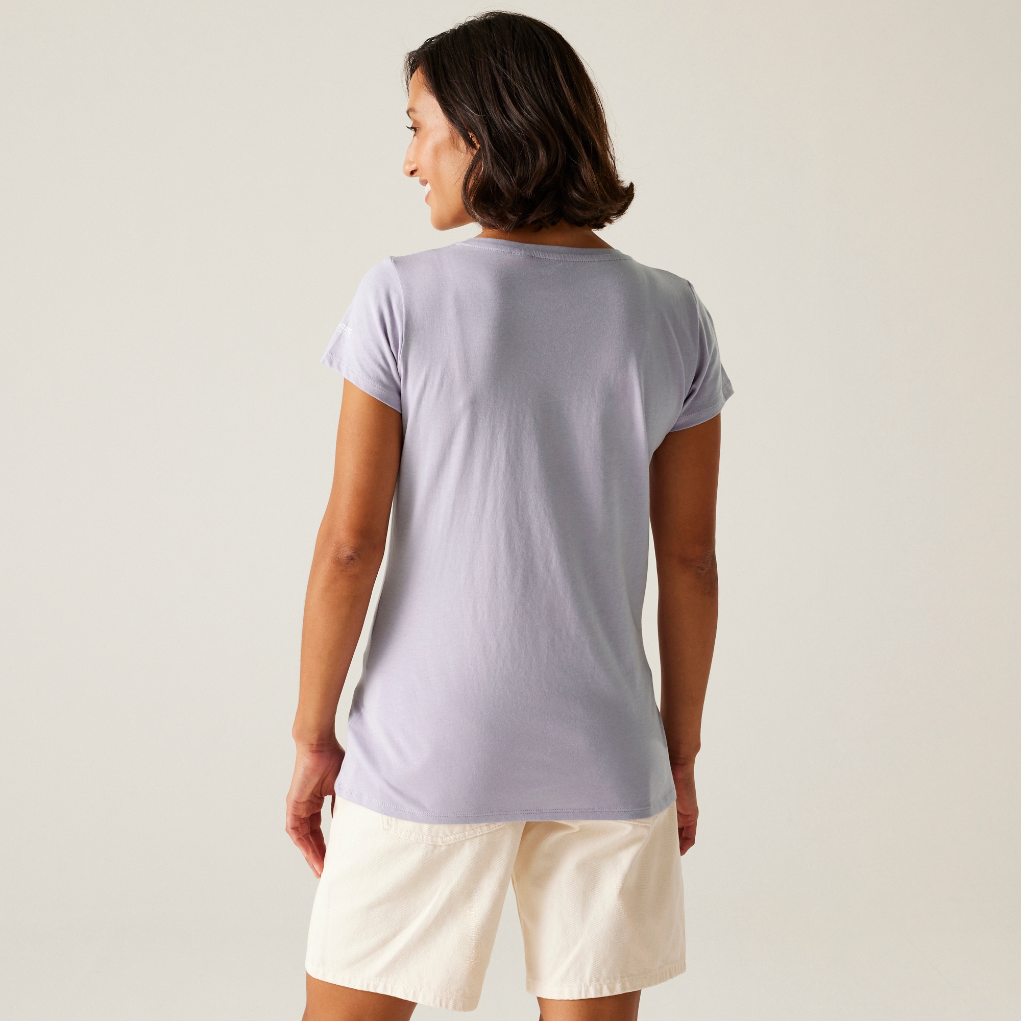 Damska koszulka Breezed V Fioletowy