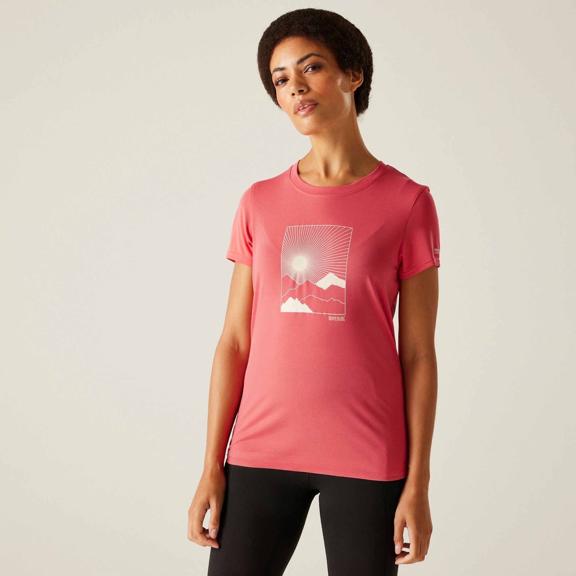 Regatta Fingal Stretch T-Shirt Size: 20 Women's Orange
