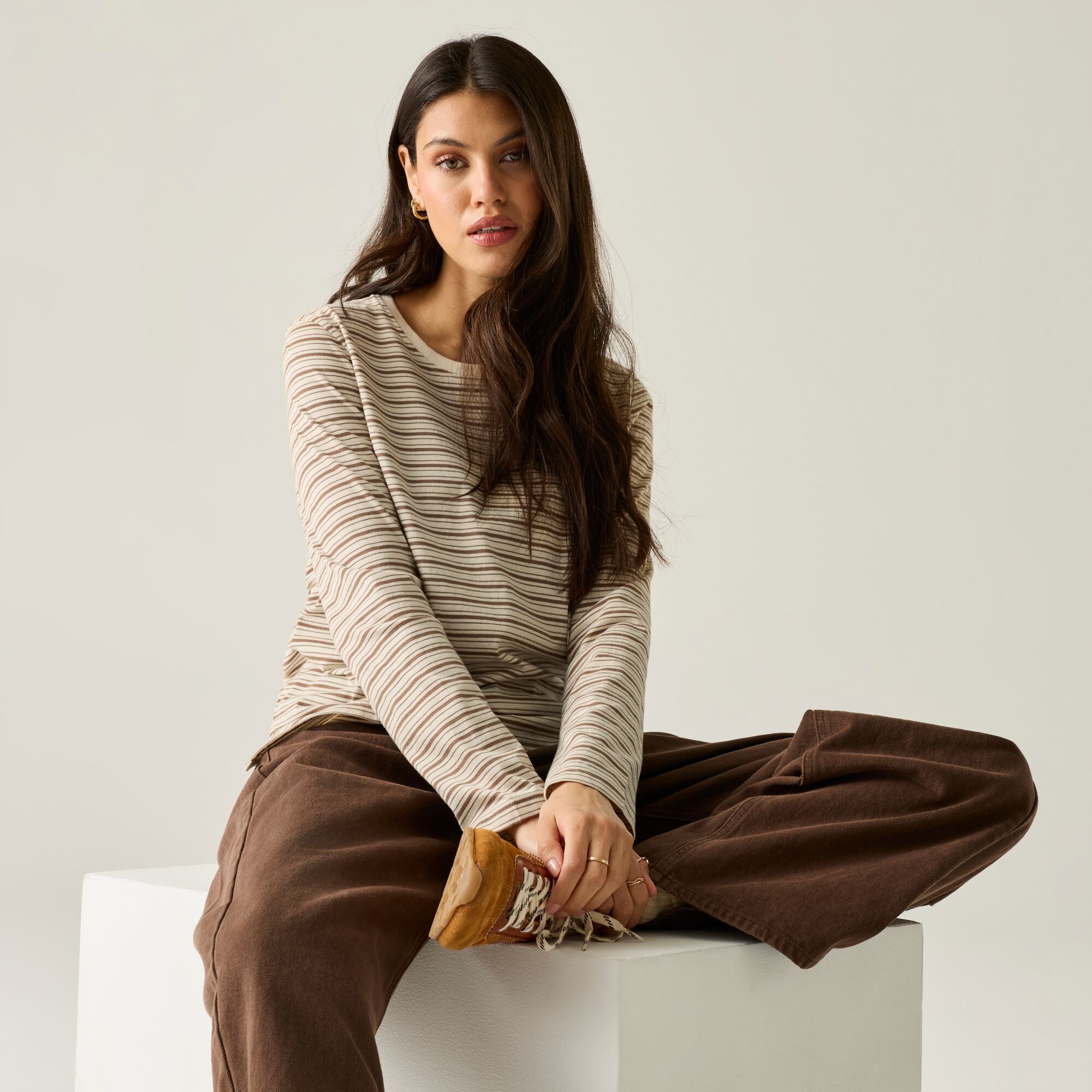 Regatta Federica T-Shirt Size: 20 Women's Beige