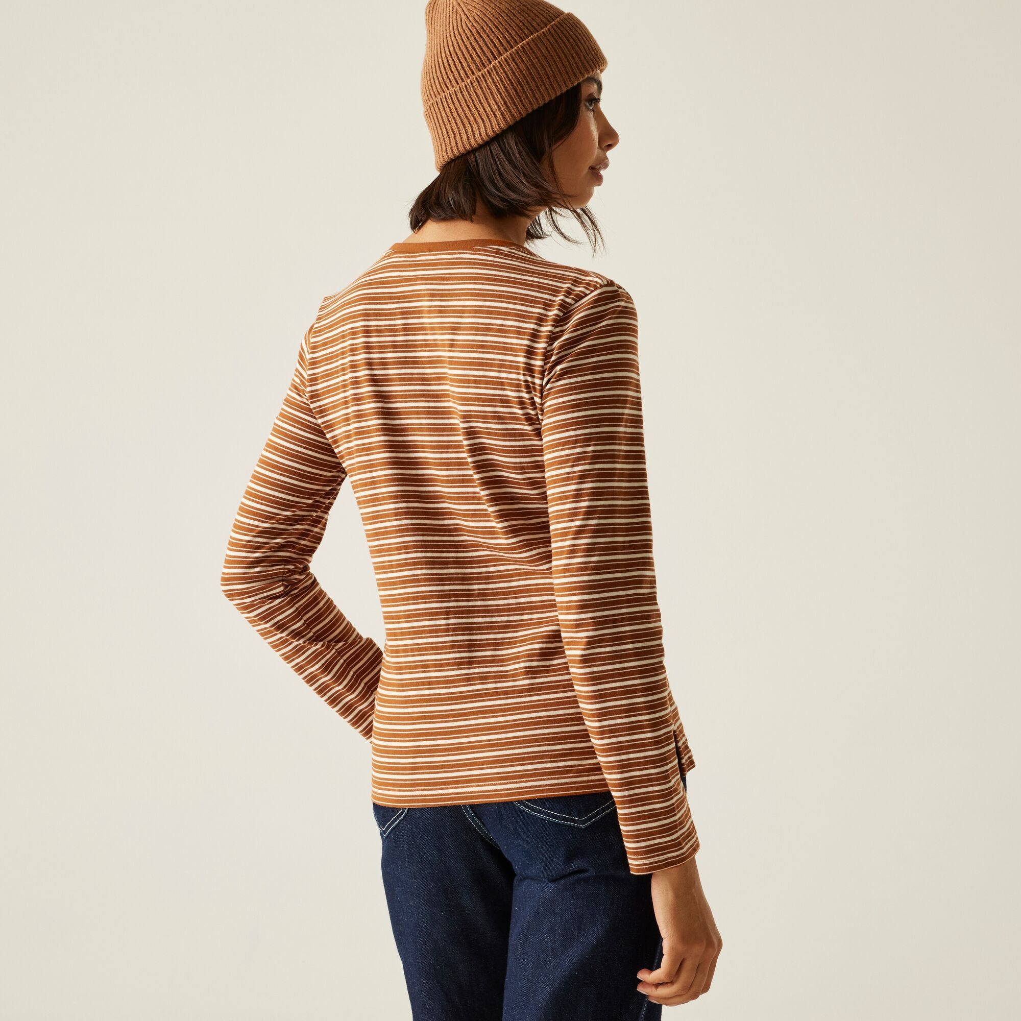 Regatta Koszulka damska z długim rękawem Federica Brązowy