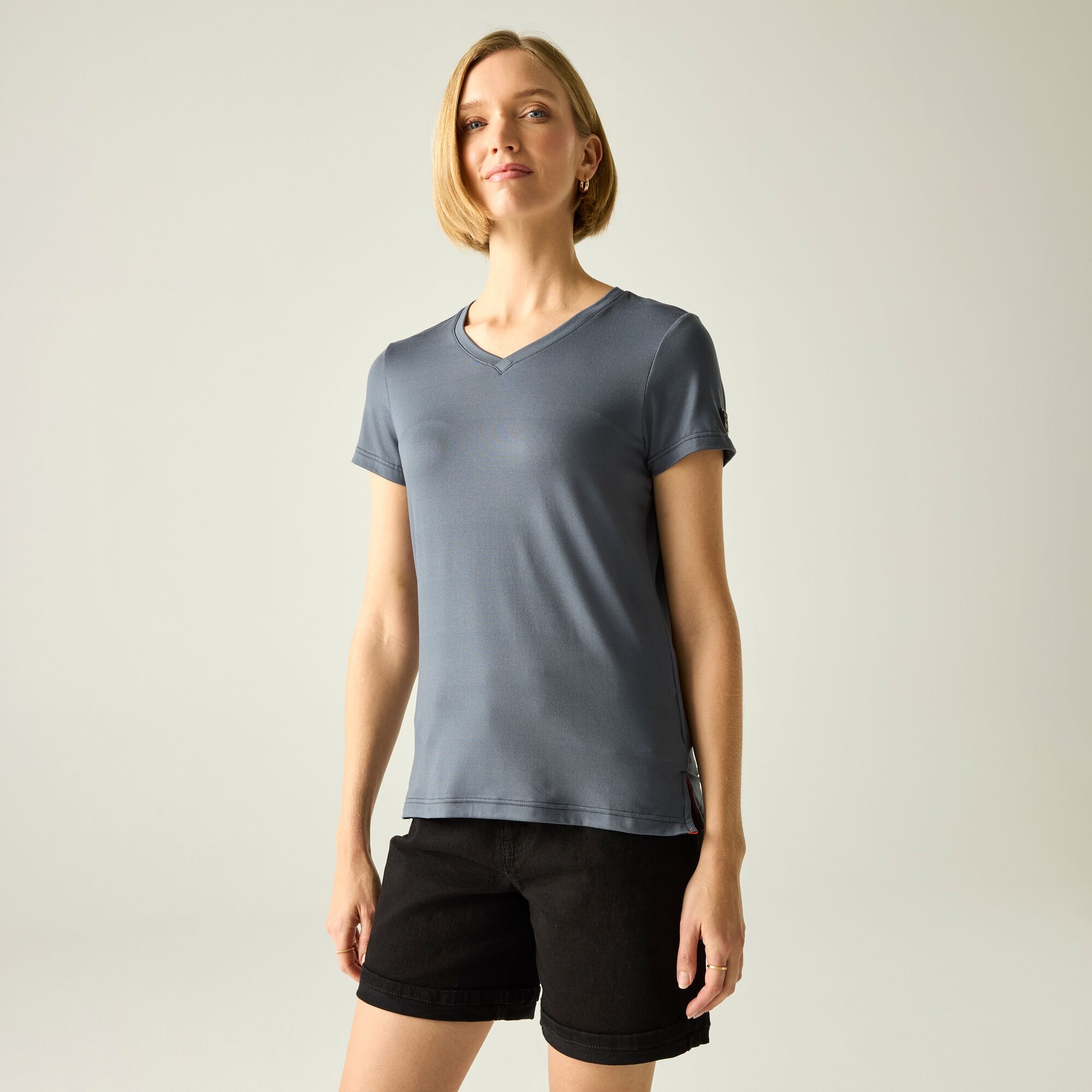 Regatta Women's Elkie T-Shirt - Grey Size 18