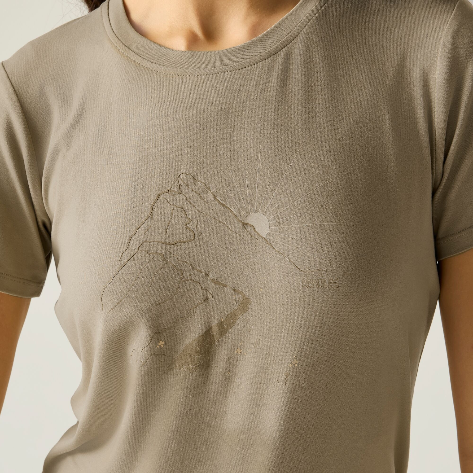 Regatta Regatta Koszulka damska Fingal Stretch Brązowy