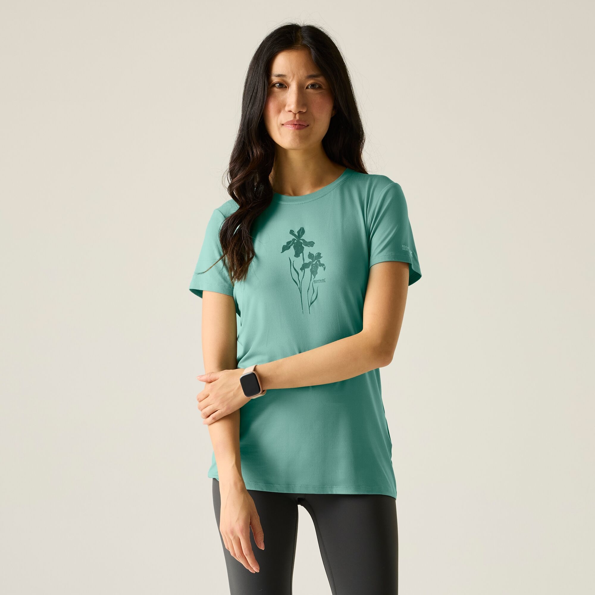 Regatta Women's Fingal Tee Short Sleeve Performance T-Shirt - Ivy Moss - 16 (XL) - Image 4