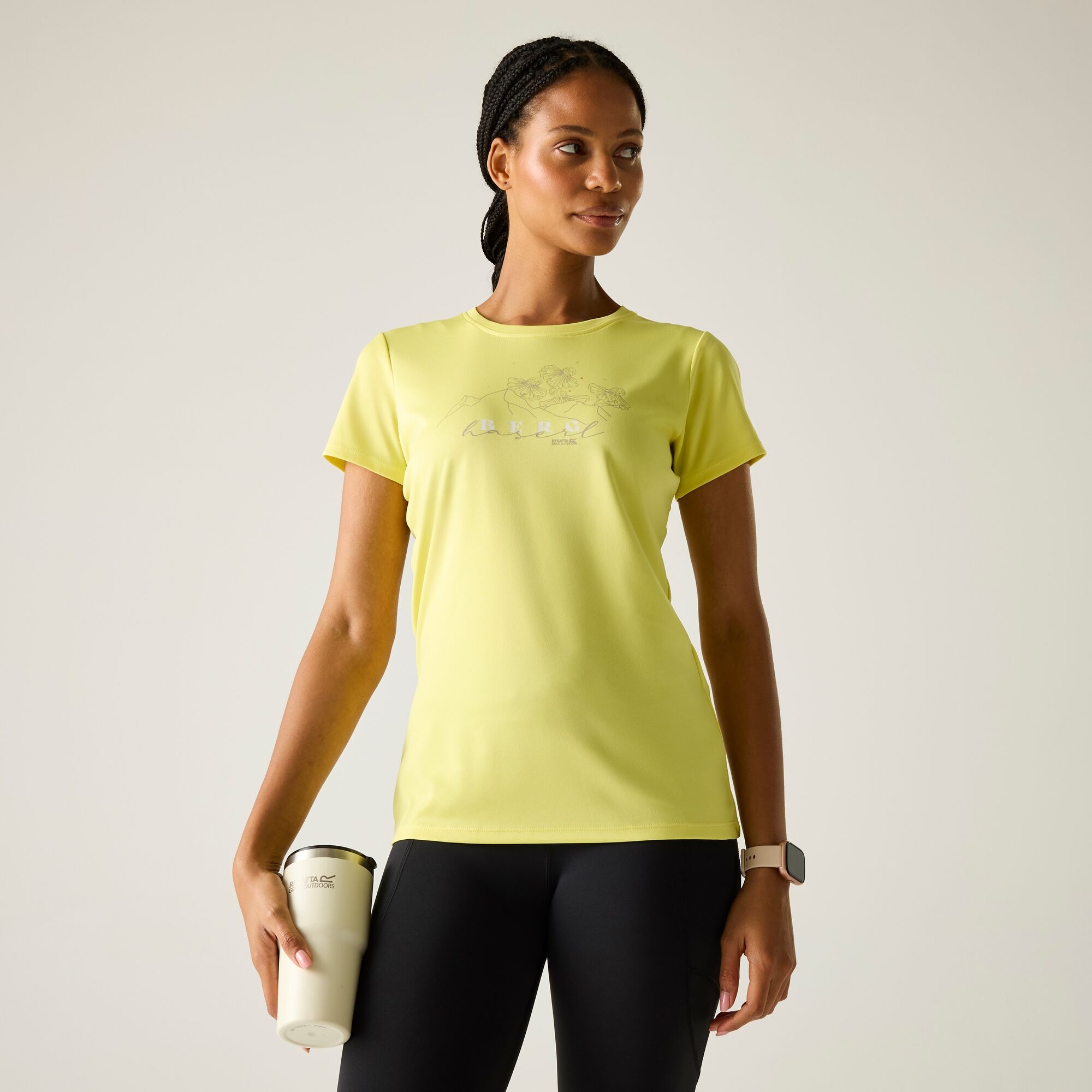 Regatta Koszulka damska Fingal Slogan Żółty