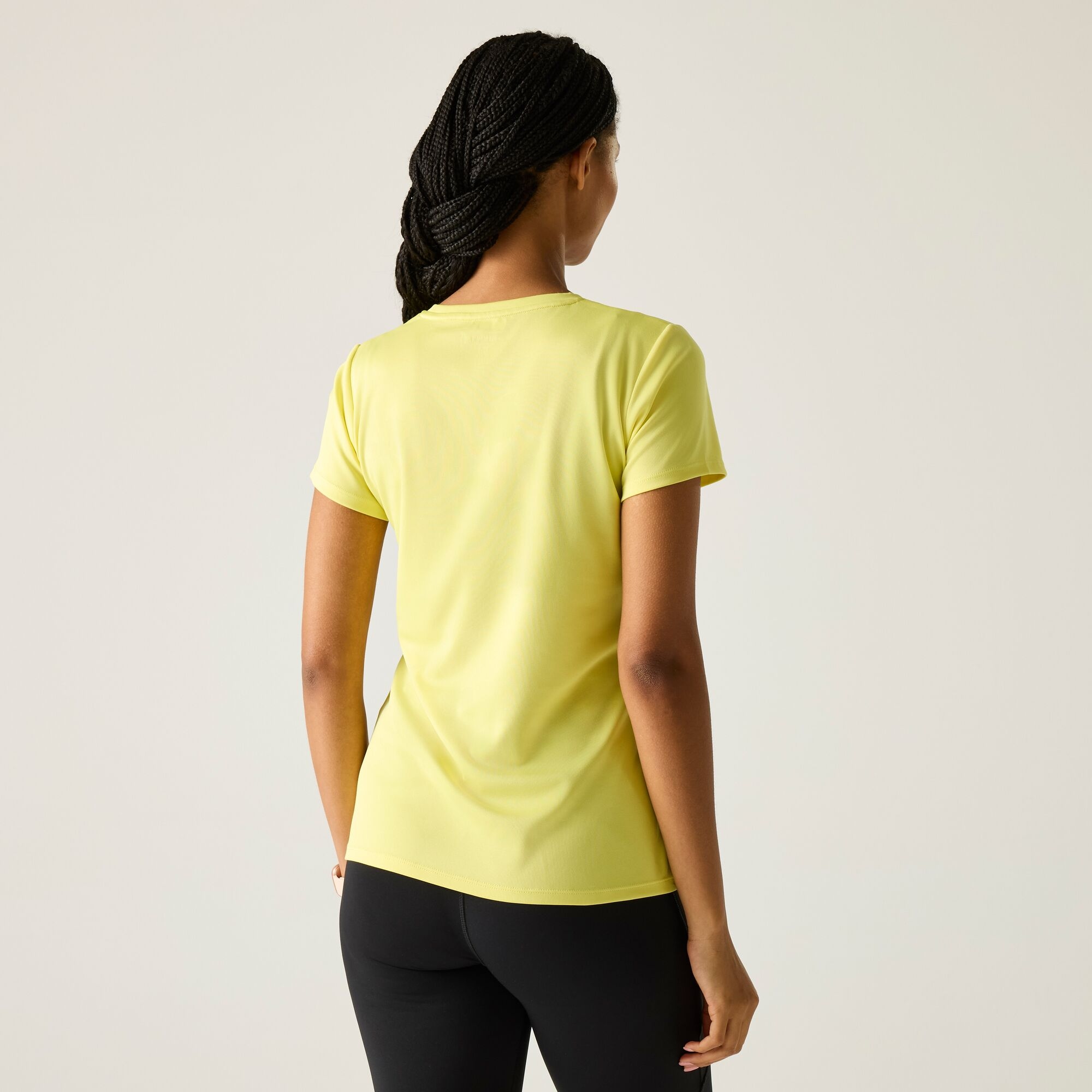 Regatta   Koszulka damska Fingal Slogan Żółty