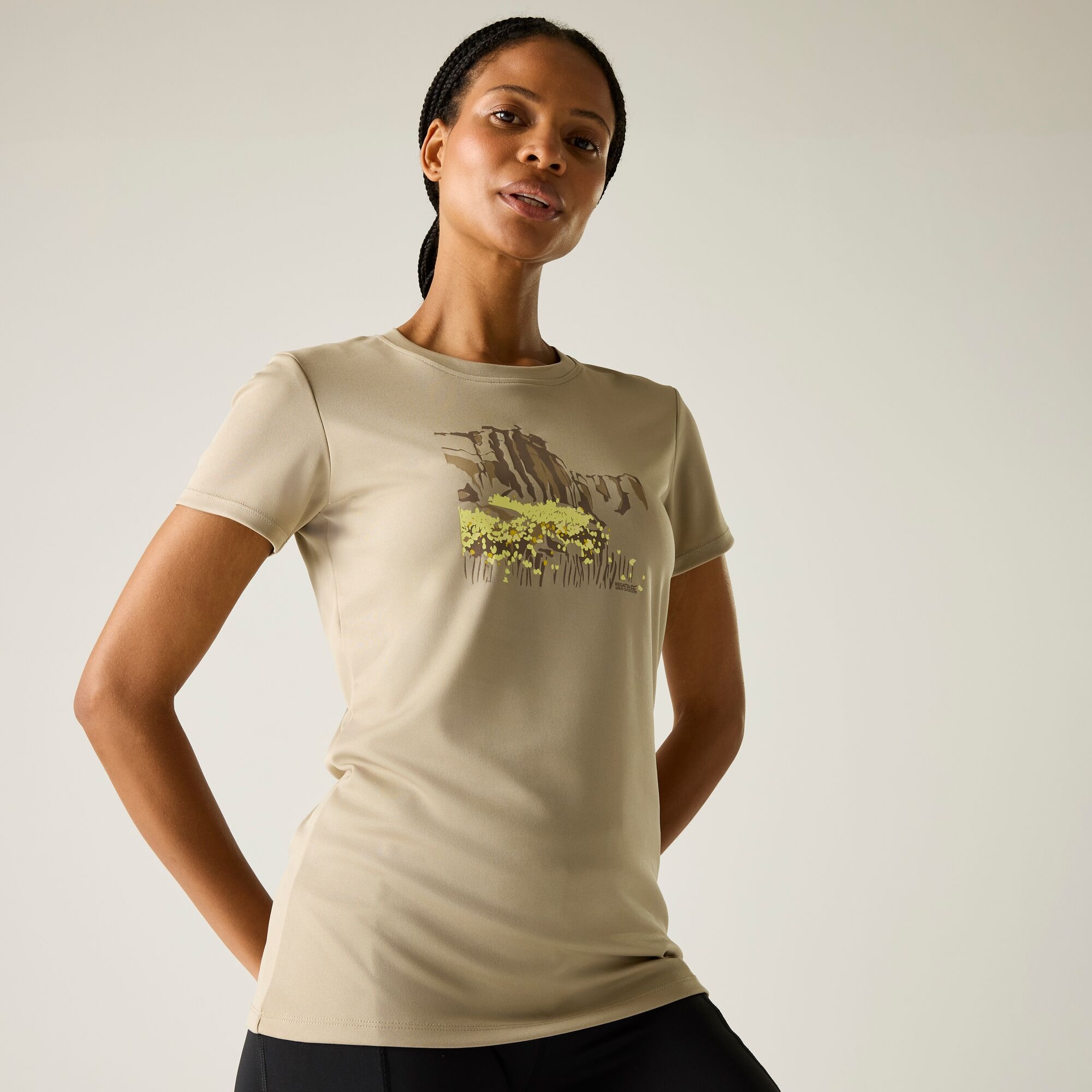 Regatta Women's Fingal T-Shirt - Brown Size 8