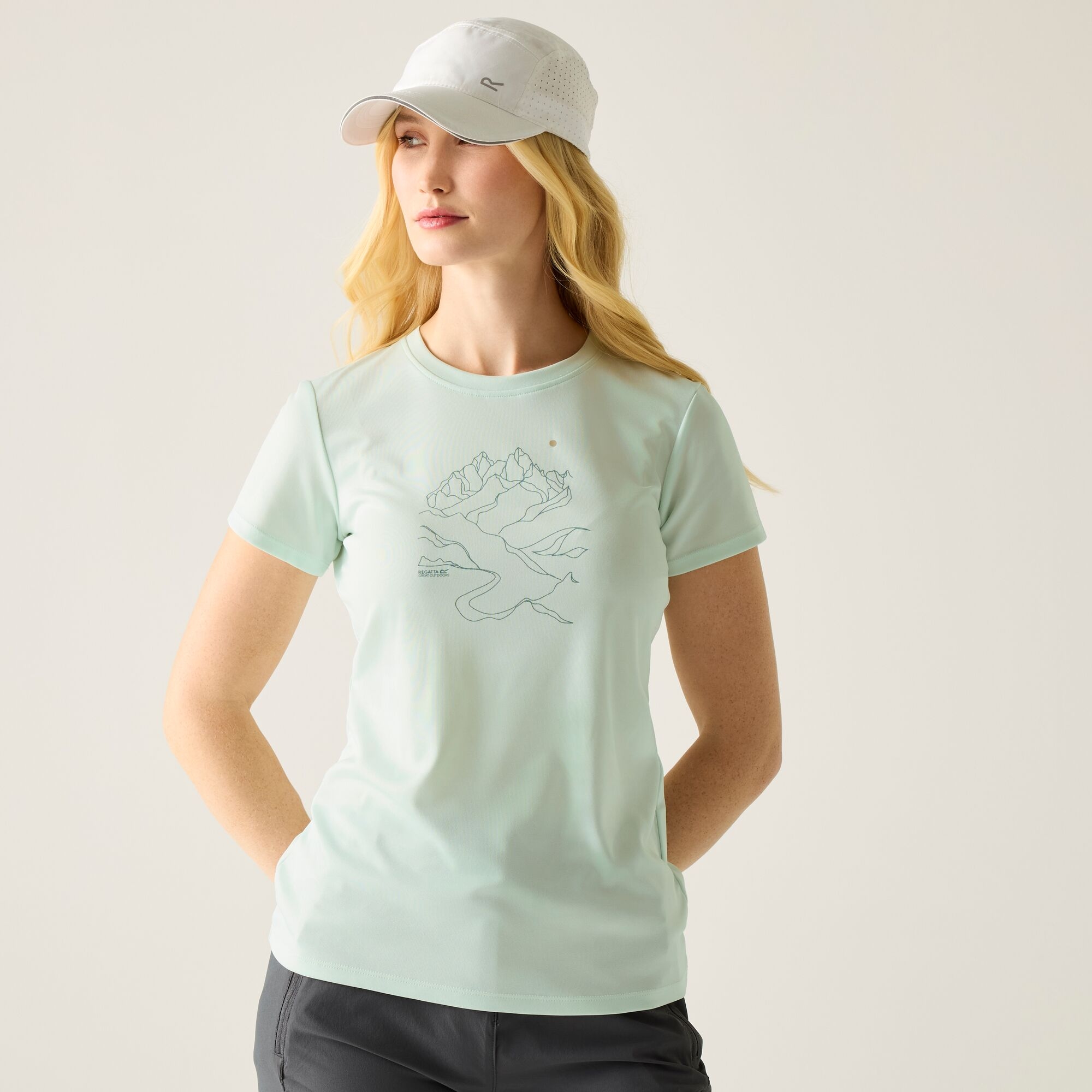 Regatta   Koszulka damska Fingal Niebieski