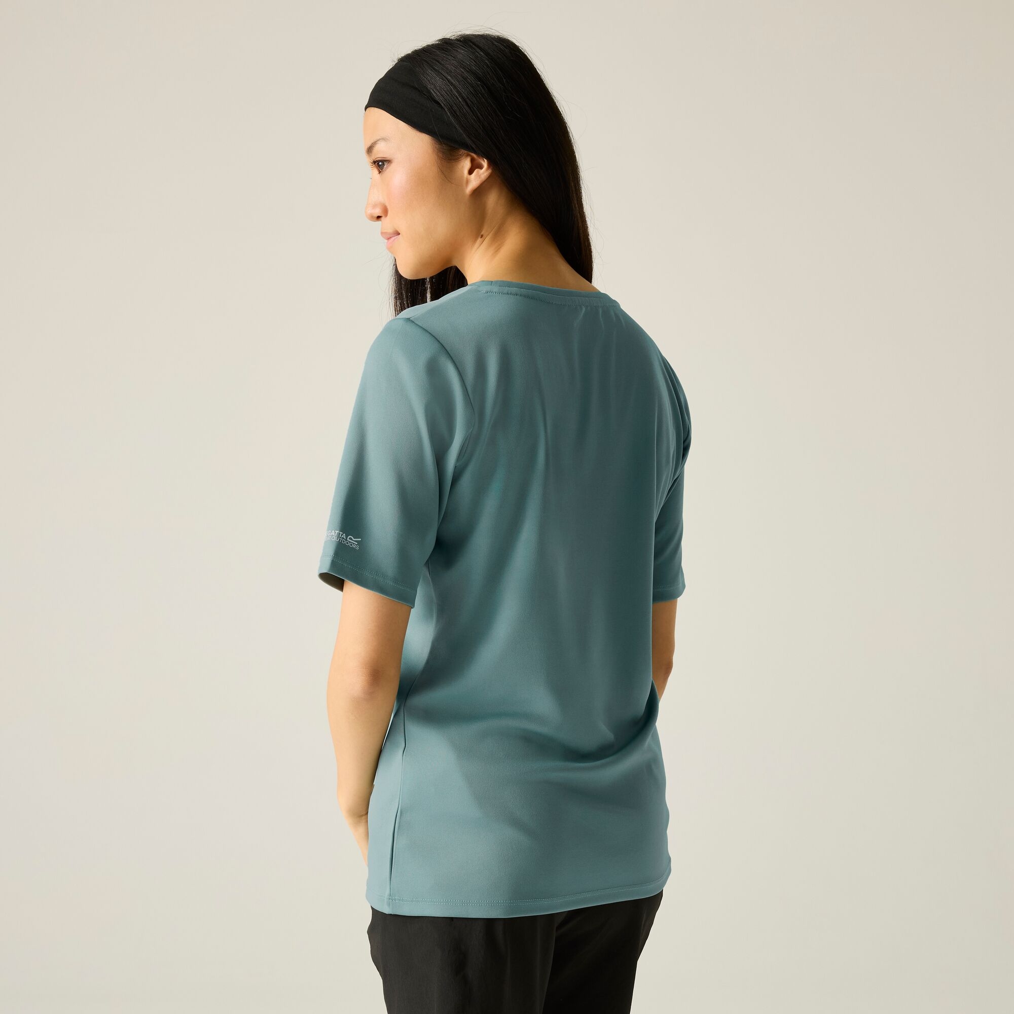 Regatta   Koszulka damska Fingal V-Neck Zielony