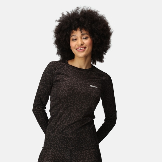 Women's Bampton Top Black Print