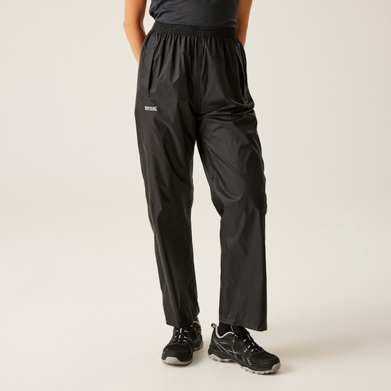 Women's Pack It Waterproof Overtrousers Black