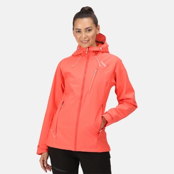 Women's Birchdale Waterproof Jacket Neon Peach