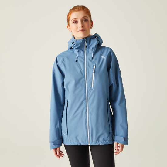 Women's Birchdale Waterproof Jacket Coronet Blue White