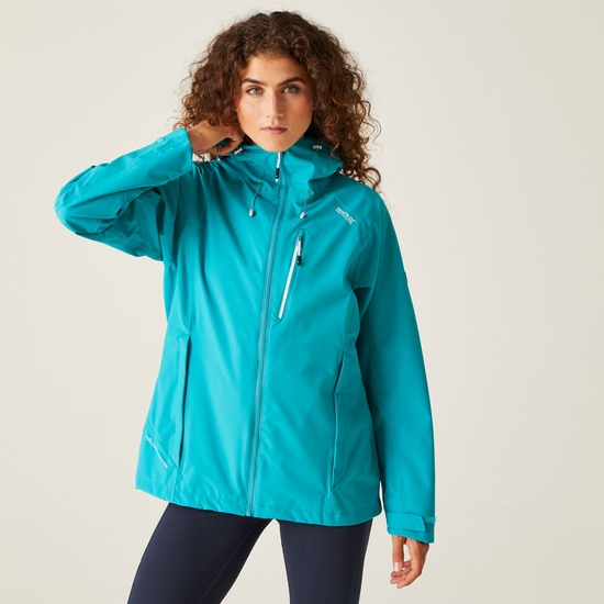 Women's Birchdale Waterproof Jacket Tahoe Blue Bleached Aqua