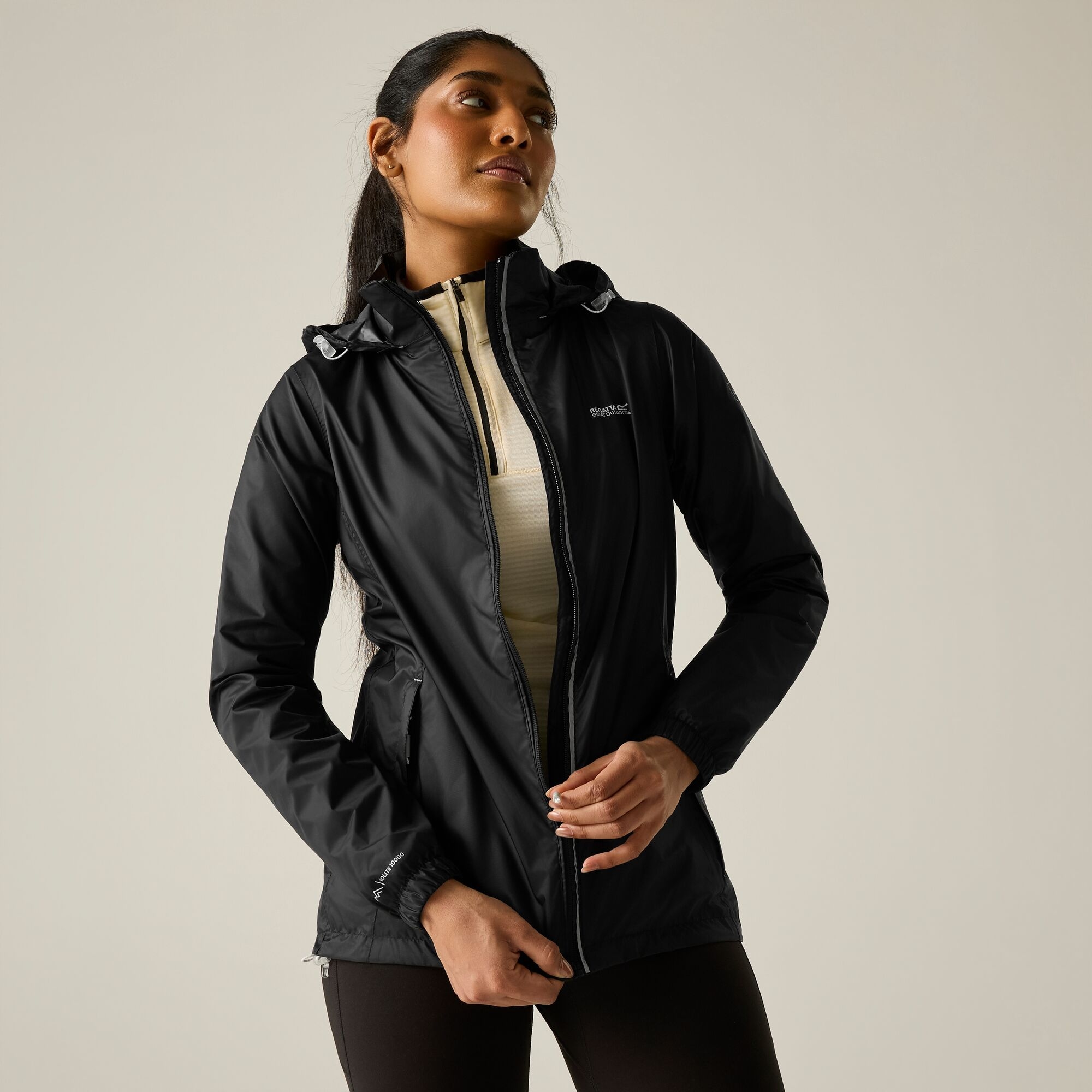 Regatta   Kurtka damska przeciwdeszczowa Corinne IV Czarny