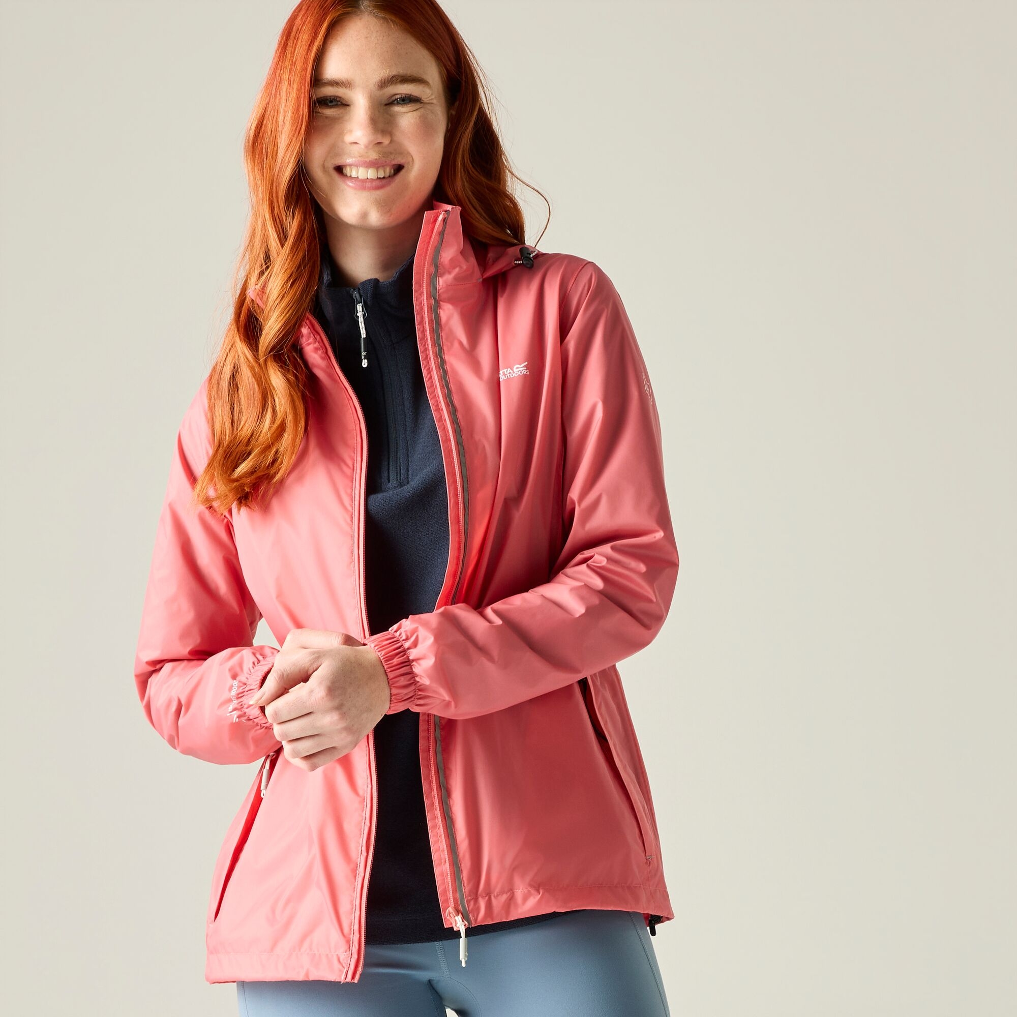 Regatta Women's Waterproof Corinne Iv Packaway Jacket - Pink Size 22