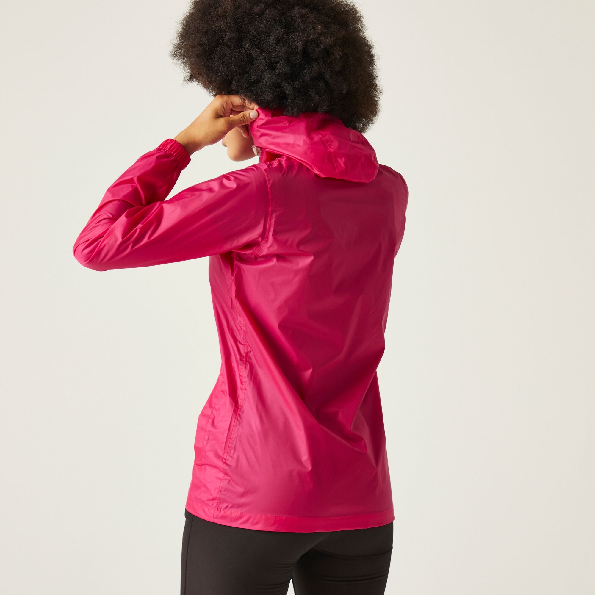 Regatta Damska kurtka wiosenna kieszonkowa Pack It III Ciemnoróżowy