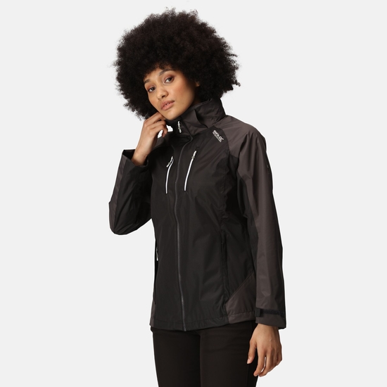 Veste Femme imperméable avec capuche Calderdale IV Noir