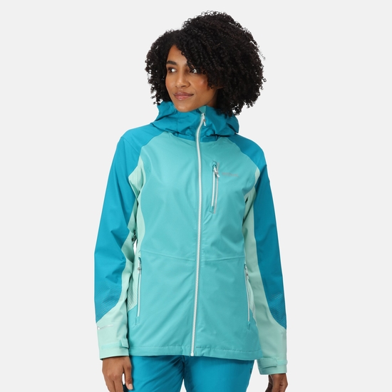 Women's Highton Pro Waterproof Jacket Turquoise Enamel