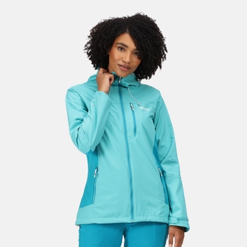 Women s Highton Stretch III Waterproof Jacket Turquoise Enamel Regatta ROW