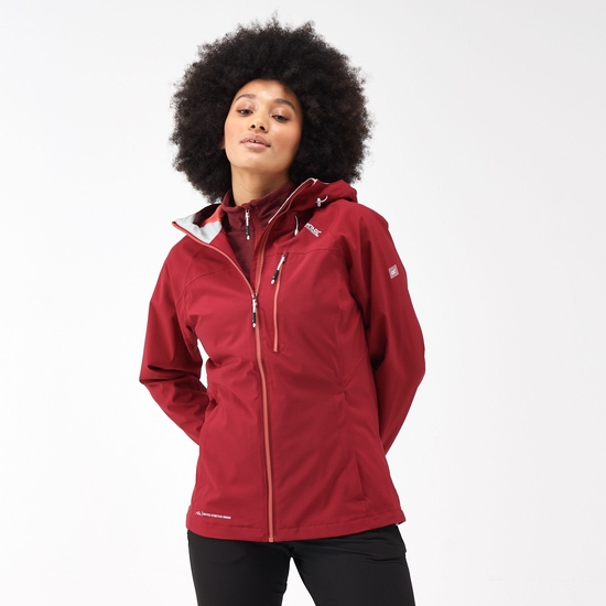 Women's Britedale Waterproof Jacket Rumba Red