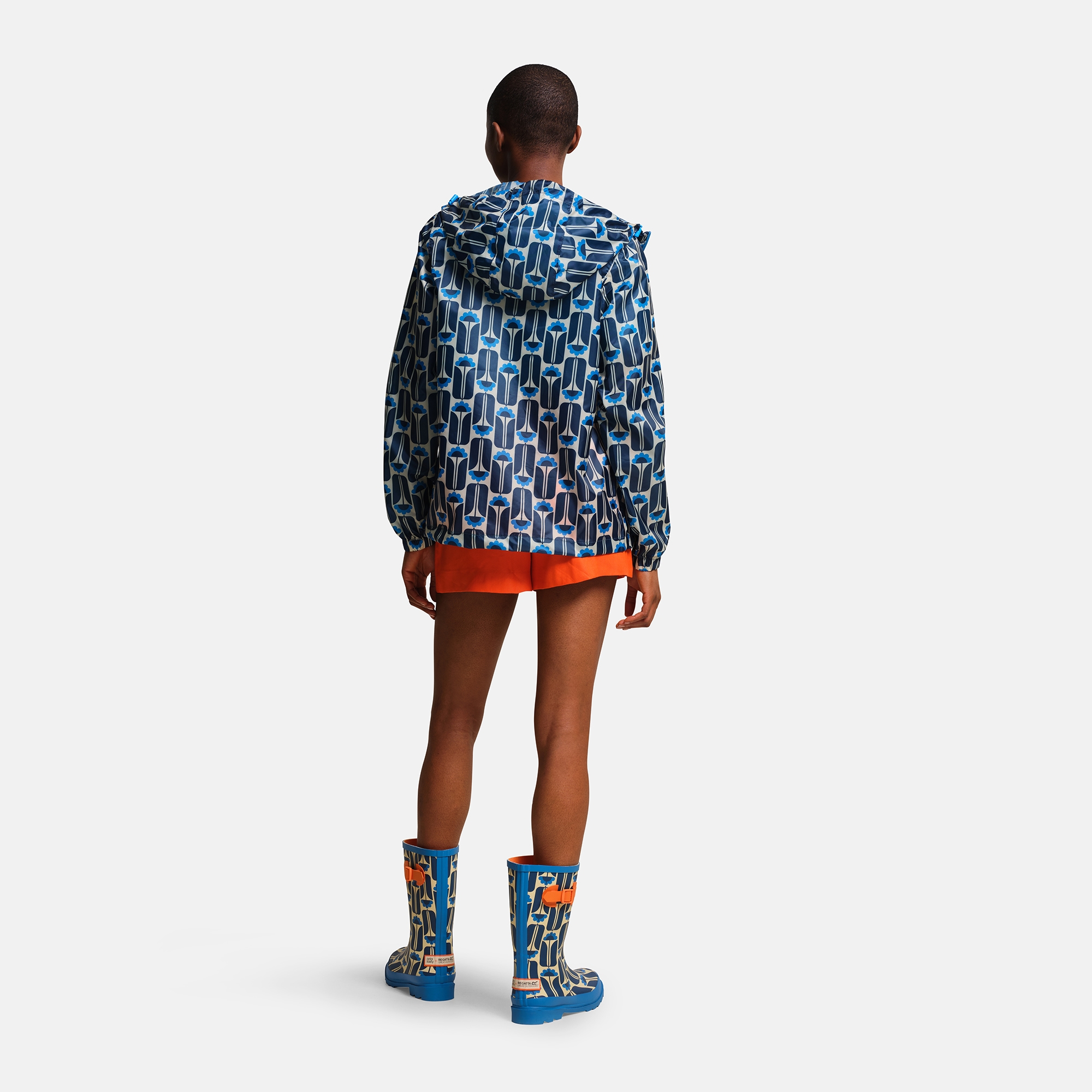 Regatta Orla Kiely - Damska Kurtka Kieszonkowa Summer Pack-it Granatowy