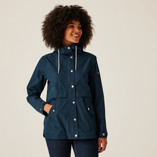 Bayla Femme Veste anti-pluie imperméable Marin