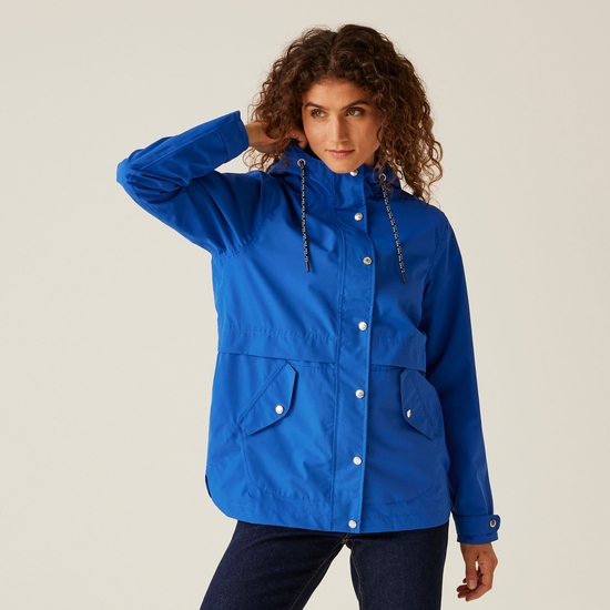 Bayla Femme Veste anti-pluie imperméable Bleu