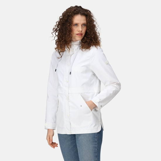 Women's Bayla Waterproof Rain Jacket White 