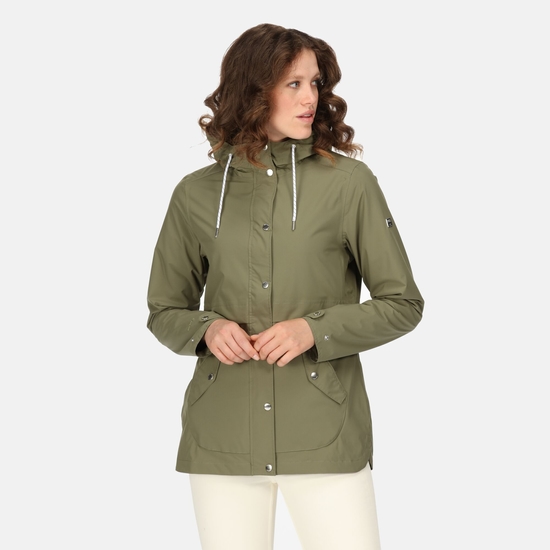 Women's Bayla Waterproof Rain Jacket Four Leaf Clover 