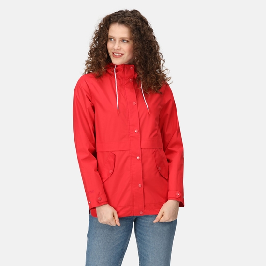 Women's Bayla Waterproof Rain Jacket Miami Red 