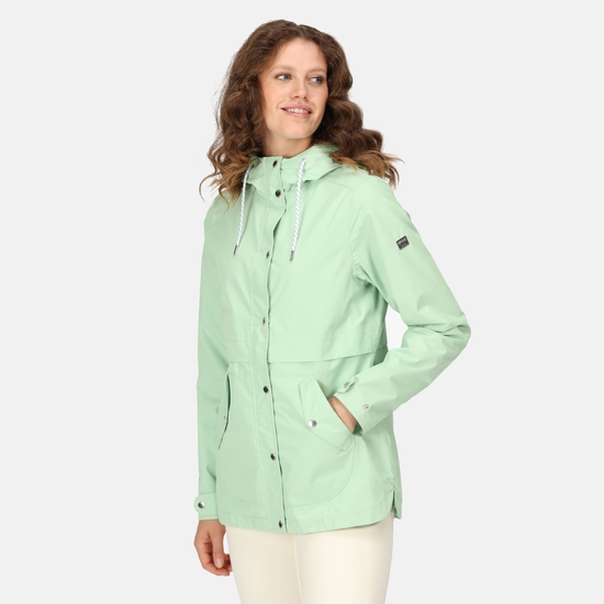 Women's Bayla Waterproof Rain Jacket Quiet Green 
