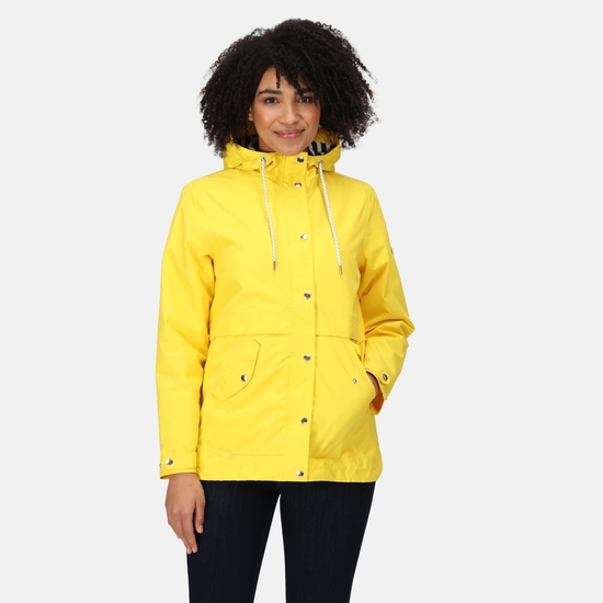 Bayla Wasserdichte Regenjacke für Damen Gelb