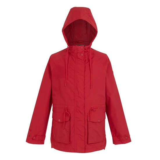 Women's Birdie Waterproof Jacket Miami Red 