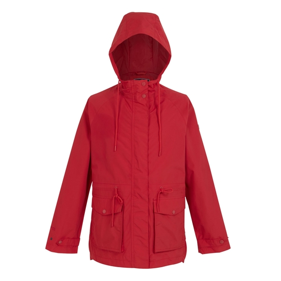 Birdie Wasserdichte Jacke für Damen Rot