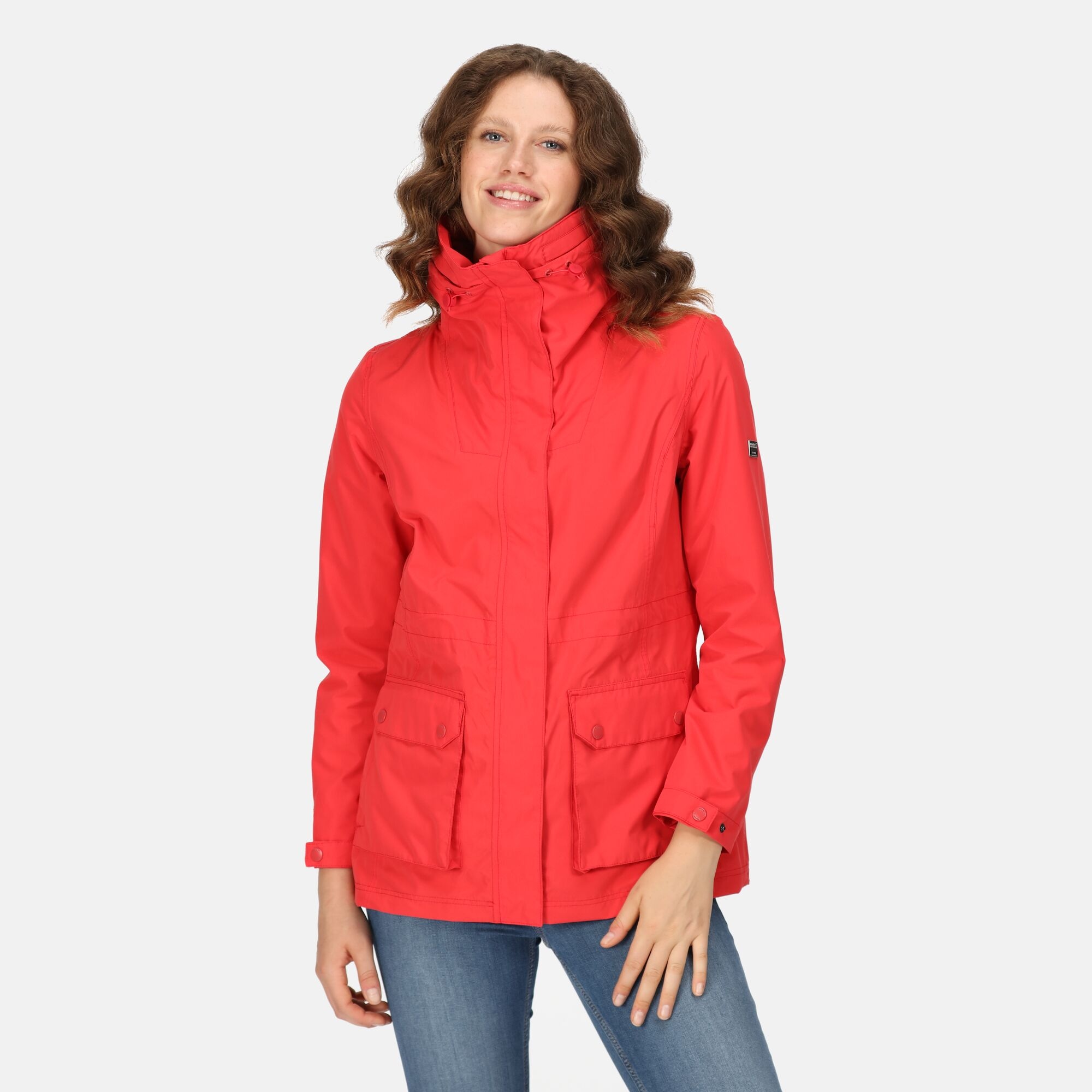 Regatta Damska kurtka przeciwdeszczowa Novalee Czerwony
