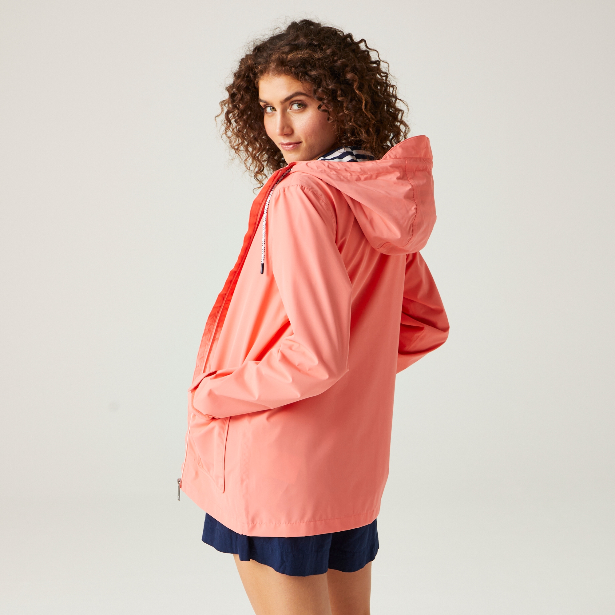 Regatta   Kurtka przeciwdeszczowa damska Bayletta Różowy