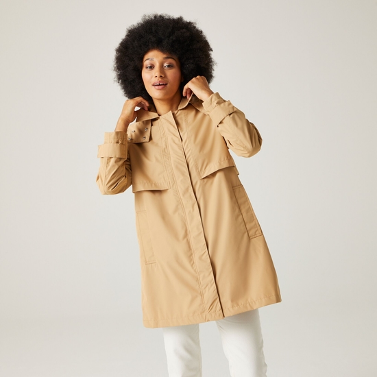 Georgonia Femme Veste imperméable Beige