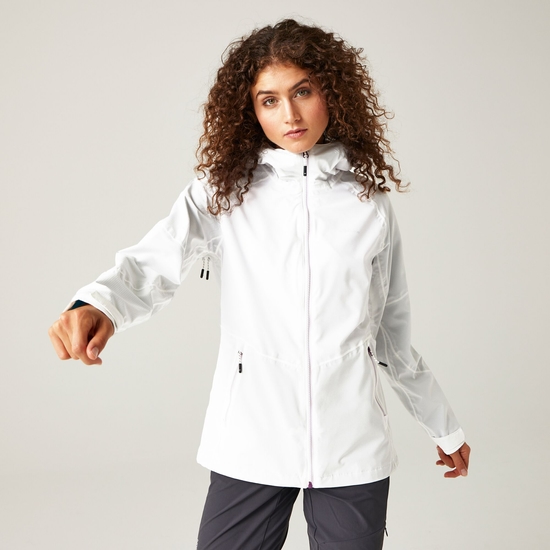 Women's Raddick II Waterproof Jacket White Lilac Frost