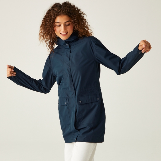 Birgitta Femme Veste imperméable Marin