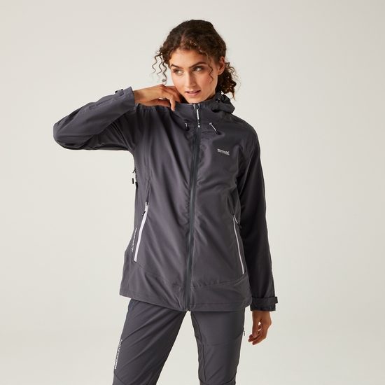 Women's Okara Waterproof Jacket Seal Grey
