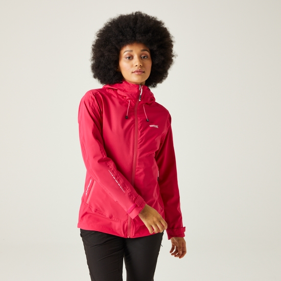 Okara Femme Veste imperméable Rose