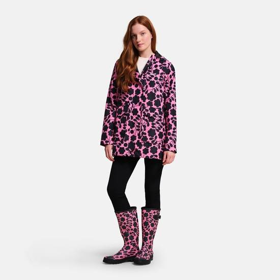 Orla Kiely Swing Waterproof II Jacket Pink Floral