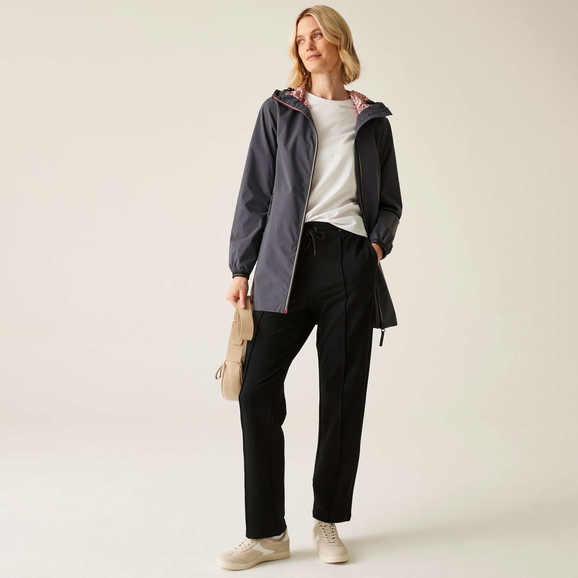 Regatta Damska kurtka przeciwdeszczowa Lioka Szary