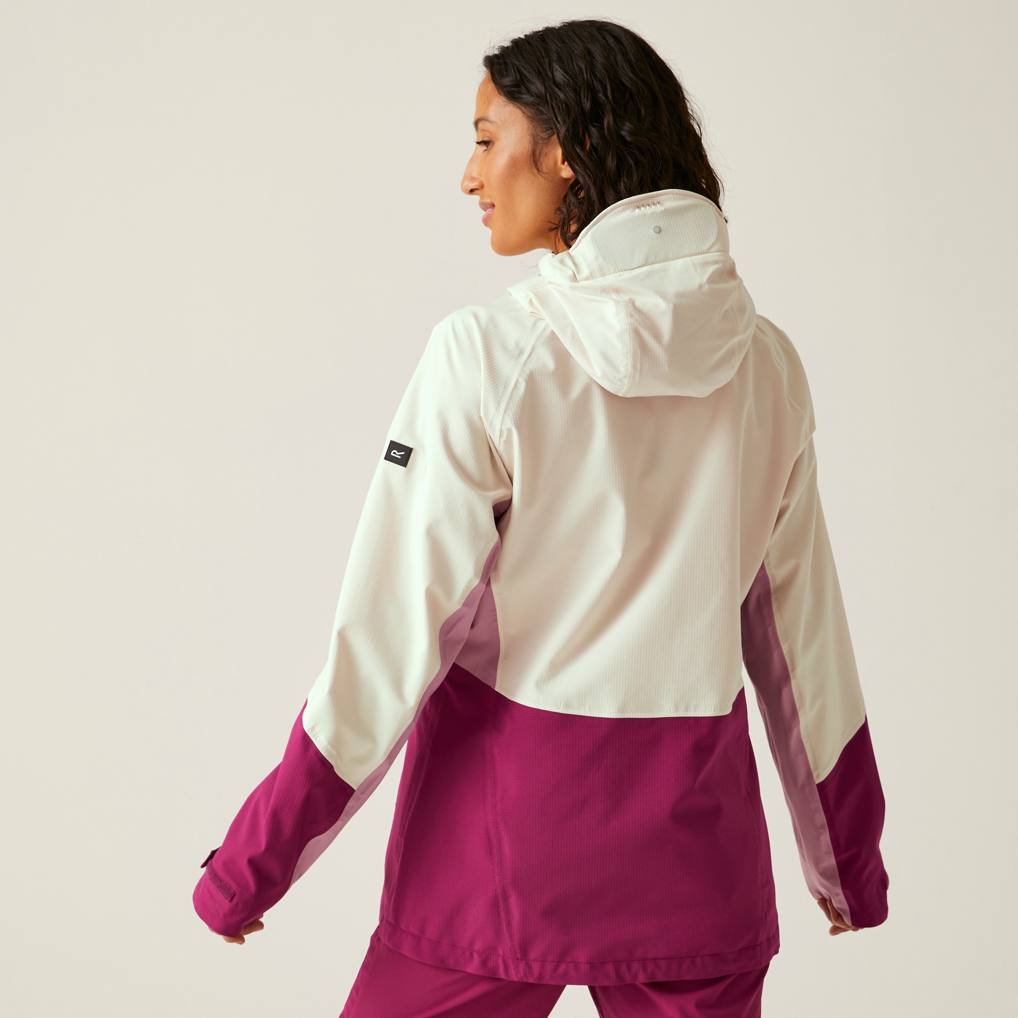 Regatta Damska kurtka przeciwdeszczowa Raddick III Kremowy