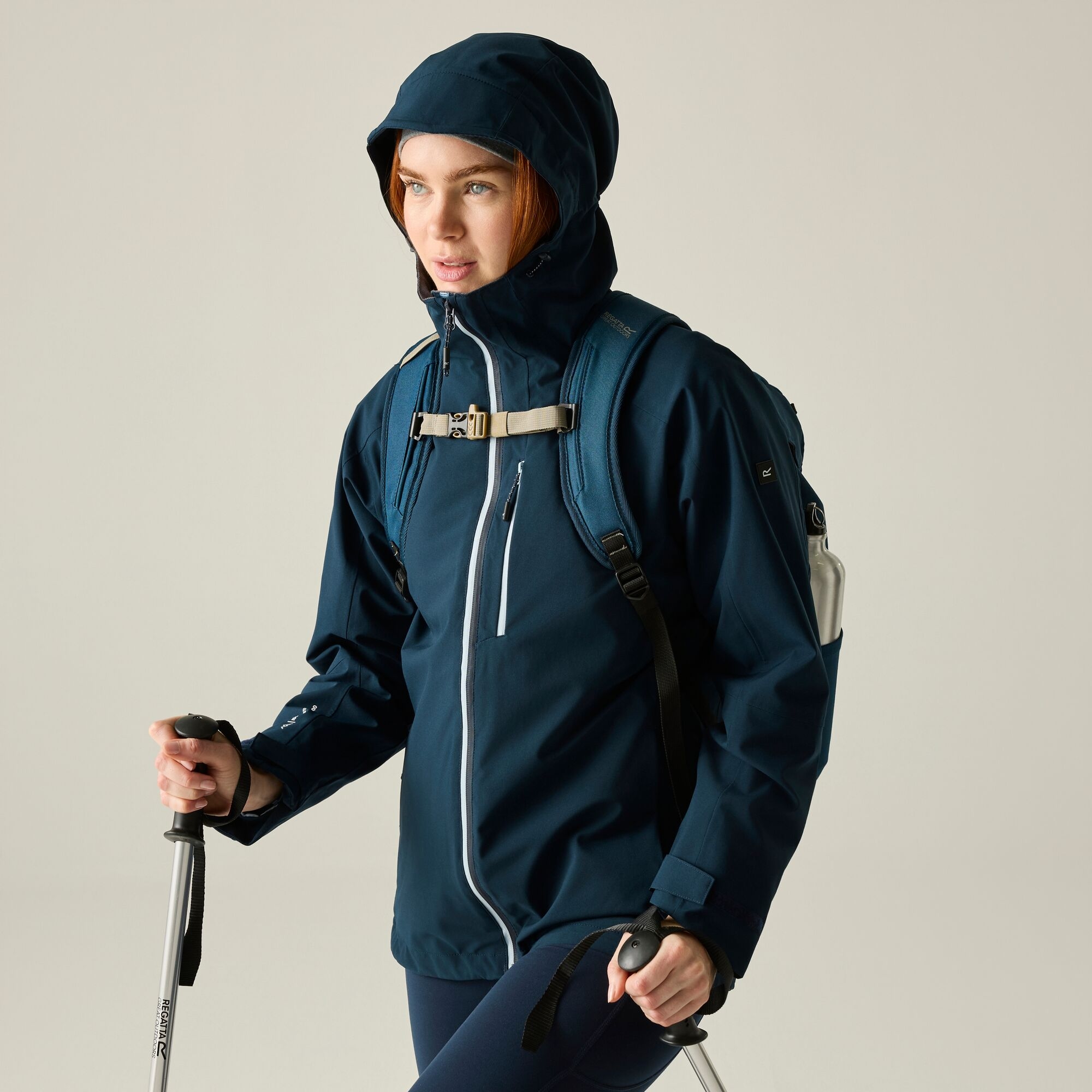 Regatta Women's Waterproof Birchdale Ii Jacket - Blue Size 16