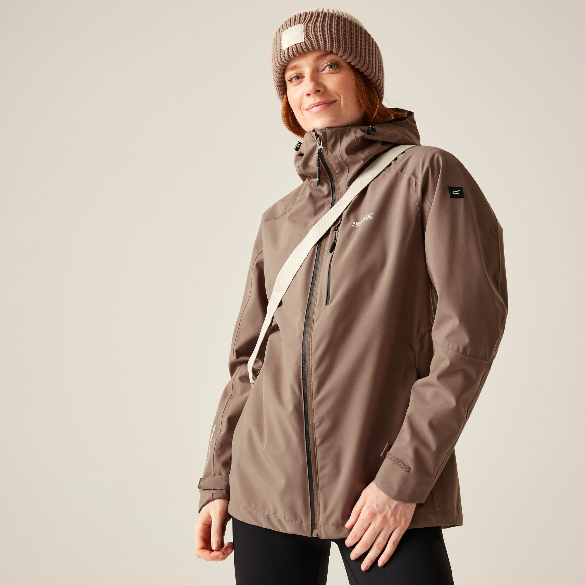 Regatta Kurtka damska przeciwdeszczowa Birchdale III Brązowy