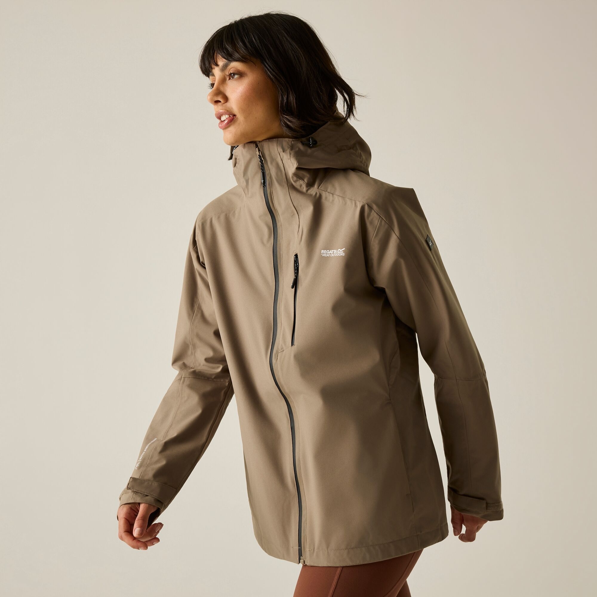 Regatta Waterproof Birchdale Ii Jacket Size: 26 Women's Brown