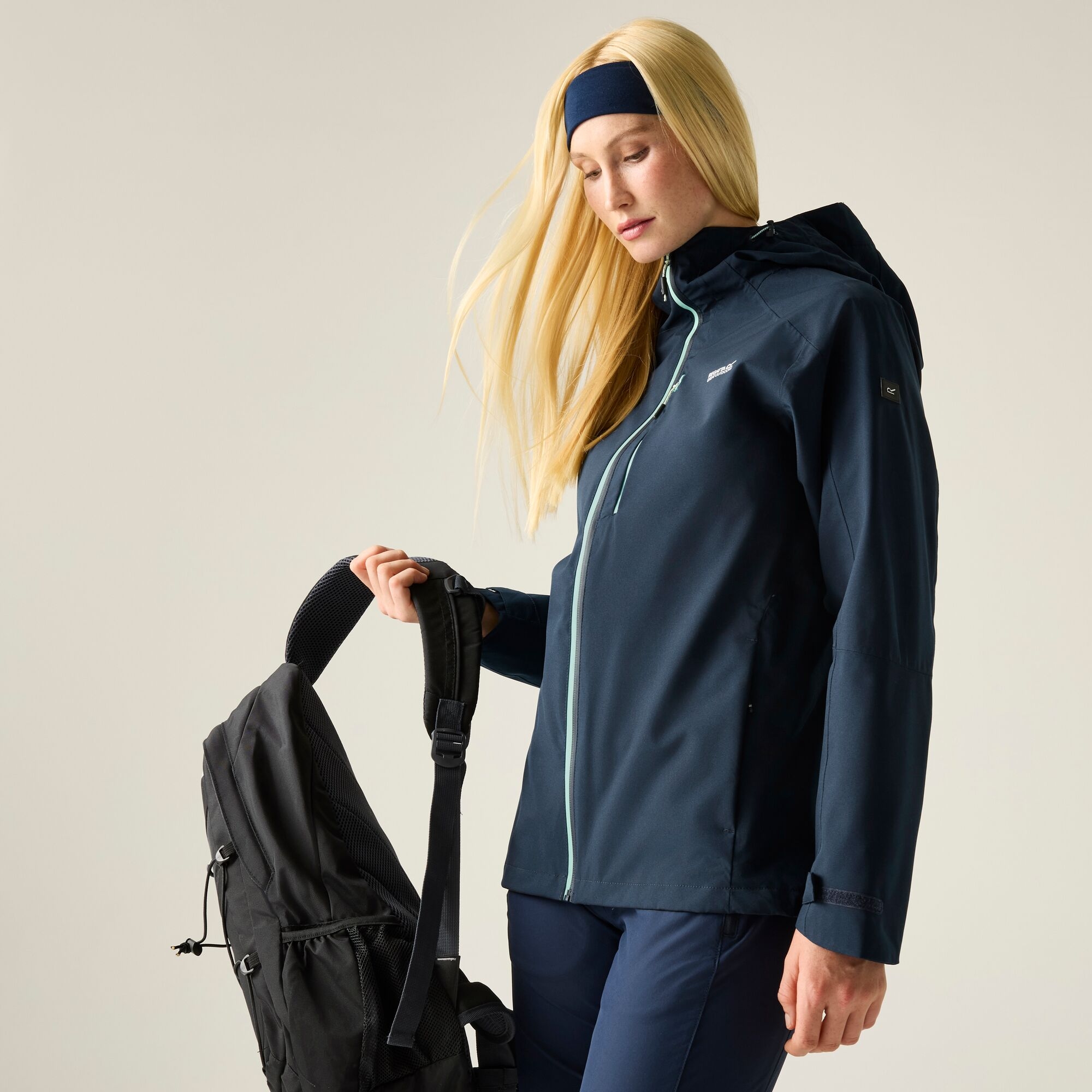 Regatta Women's Waterproof Birchdale Ii Jacket - Blue Size 12