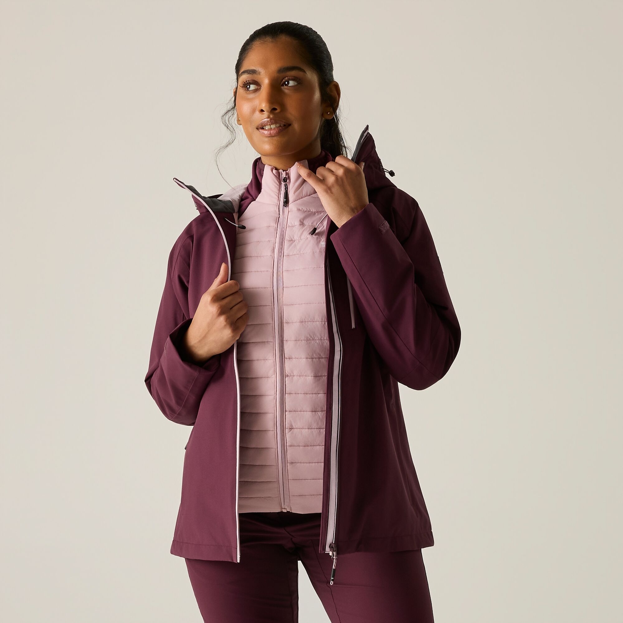 Regatta Women's Waterproof Birchdale Ii Jacket - Purple Size 16