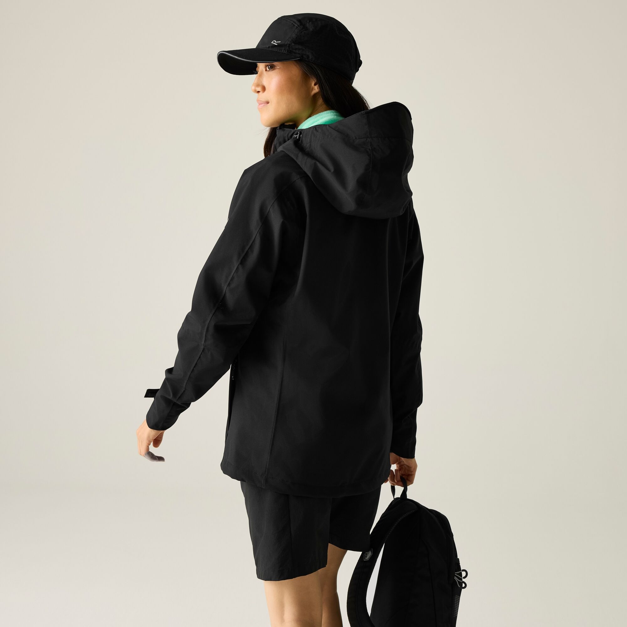 Regatta   Kurtka damska przeciwdeszczowa Birchdale III Czarny